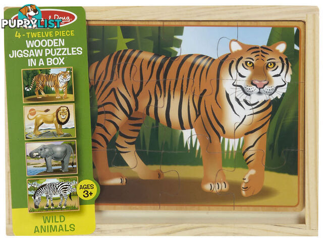 M&D - Wildlife Puzzles in a Box (set of 4) - ETM3796