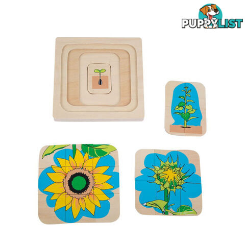 Developmental 4 Stage Puzzle - Flower - BO052