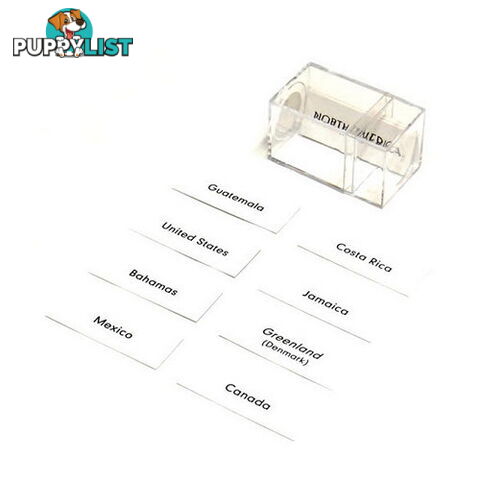 Control Map Labels - North America - GE005-3