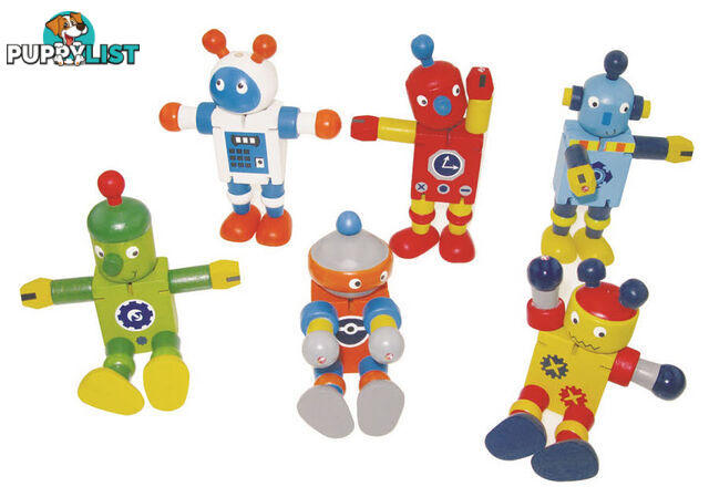 Robot Transformer Fun Characters - mini wooden (each) - ETE2068