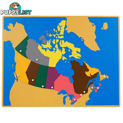 Puzzle map of Canada - GE011