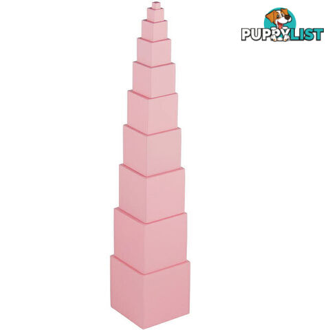 Pink Tower in Beechwood - Gonzagarredi Light Pink - SE005-B