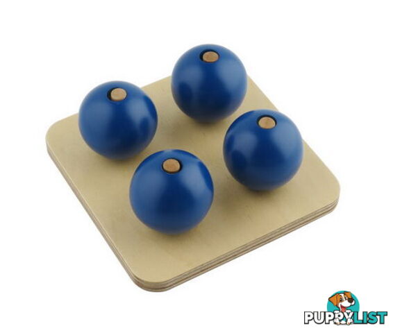 Four Blue Balls on Small Pegs - LT034