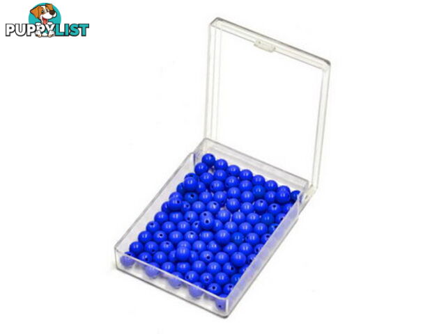 Bead Units set of 100 Blue, Nylon - MA091-3