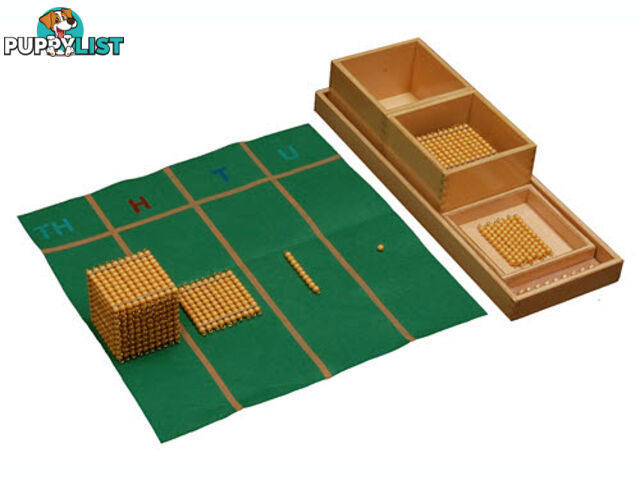 Felt Mat - Lined Units for Decimal System Work - MA065-1