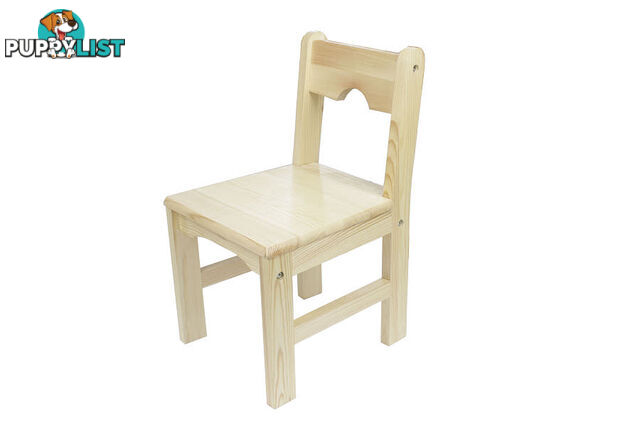 Chair 2-4 Solid Pinewood Natural Finish (Factory Seconds) - FT3050