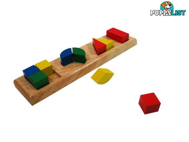 Geometric Shapes Fraction Puzzle - LT50292.190049