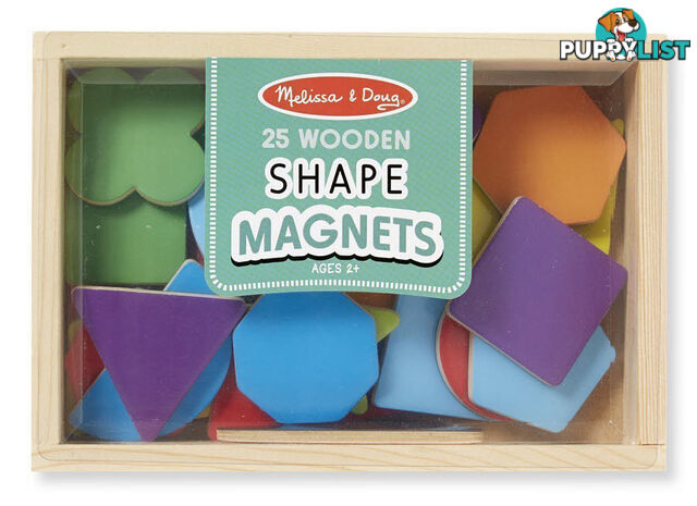 Magnetic Geometric Wooden Shapes in Box - ETM9277