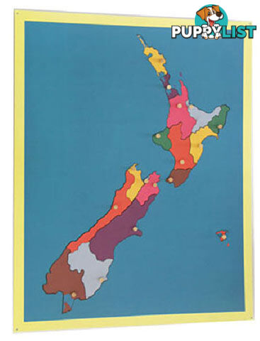 Puzzle map of New Zealand - GE43500