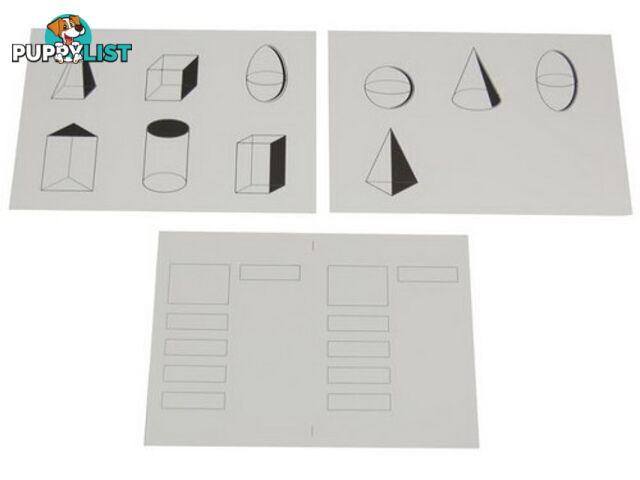 Geometric Solids Copy Master Cards 2D - SE007-2.206400