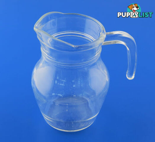 Glass Pouring Jug (open hndle) 500ml - lrg (Set of 4) - PR048-2