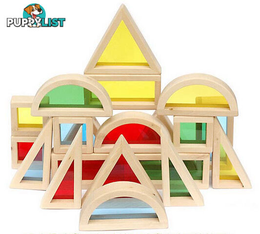 Wooden Rainbow Blocks - ETY1055