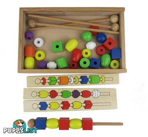 Bead Sequencing Set in Timber box - T12171