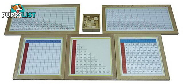 Multiplication Working Charts - MA033-1