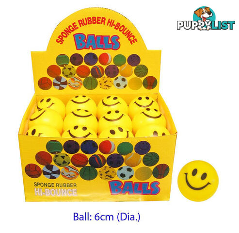 Ball - Smiley PVC (each) - ETL0113