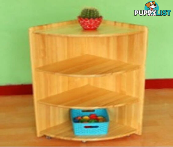 Montessori Corner 4 Shelf Unit in Pinewood - FT3045