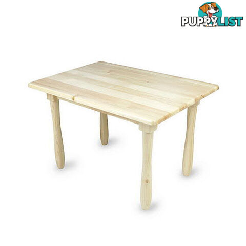 Table Rectangular B  3-7 Pinewood (rounded corners) - FT031b