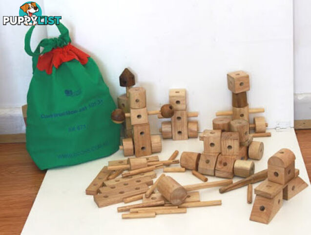 Natural Wood Construction Set - AETQ0171