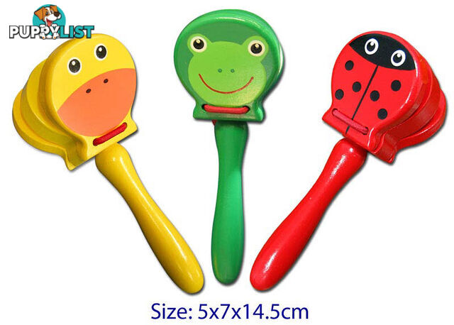 Castanet w/Handle 3 designs  (each) - ETL1004