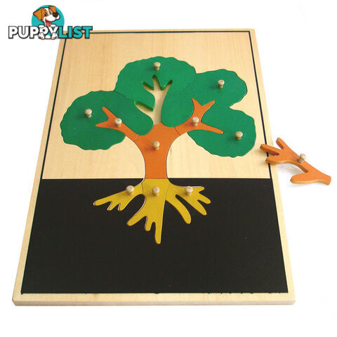 Large Tree Puzzle with Wooden Knobs - BO50270-3