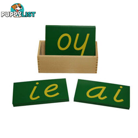 Sandpaper Double Letters - D'Nealian  Print - LA031