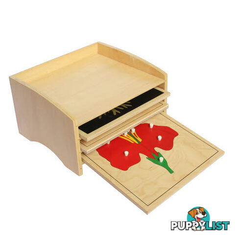 Botany  Cabinet with 3 Puzzles, Tree, Leaf, Flower - BO001.505500