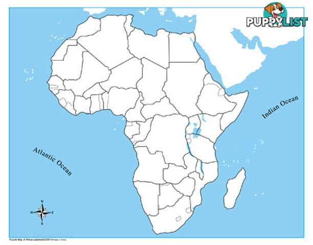 Control Map Unlabelled - Africa - GE007-2