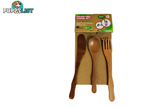 Toddler Wooden Utensil Set - ETQ0800