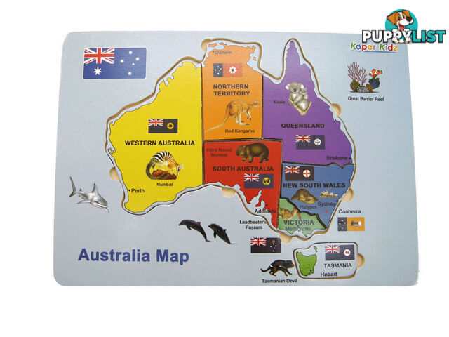 Australia Map Puzzle (Last One) - ETE0107