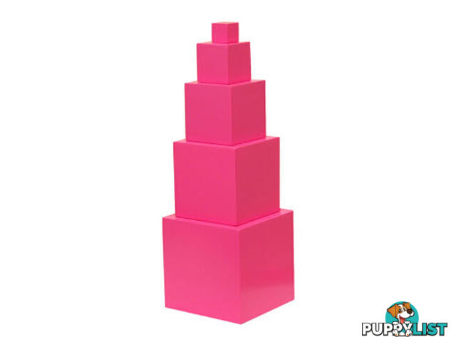 Pink Tower 5 Cubes (full size cubes) - LT020.190910