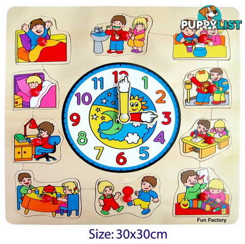 Puzzle Clock - Children - ETL3927