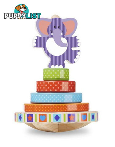 M&D - First Play - Elephant Rocking Stacker - ETM0127