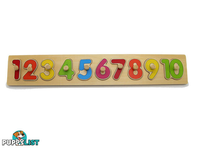 Number Puzzle Board with Knobs - ETE0101-1