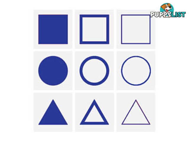 Geometric Form Cards for Demonstration Tray - SE019-1