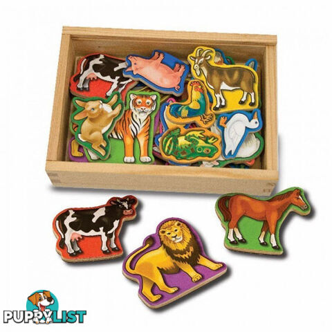 M&D - Magnetic Animals In A Box - Wooden - ETM0475