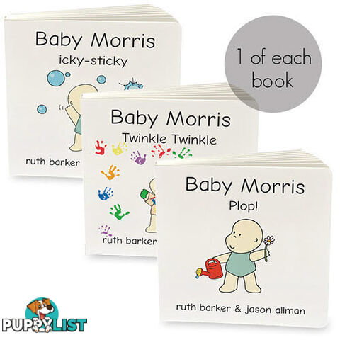 Baby Morris - Inspiring Realistic Play 3 Book Set - BKBM01