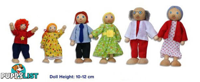 Doll Family 6 Pcs - ETL6257