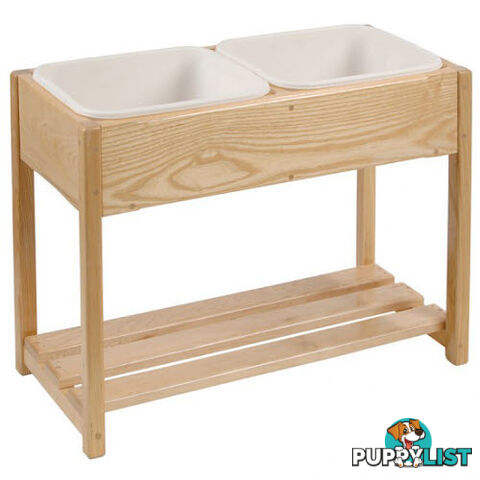 Dishwashing Stand for 3-6 year olds -  in Beech Wood - FT089A-2