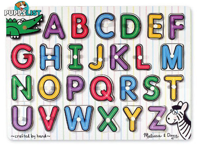 M&D - See-Inside Alphabet Peg Puzzle - ETM3272