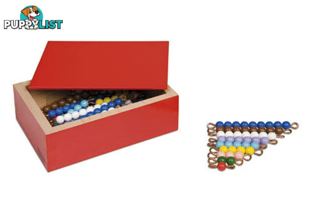 Bead Stair Bars 1-9 Coloured Individual Beads (5 Sets) in Box - MA046-5