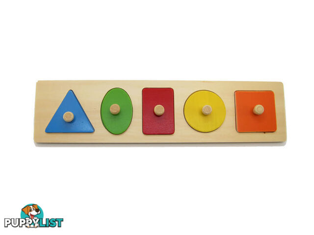 Geometric Shape Puzzle Board with Knobs - ETE0142