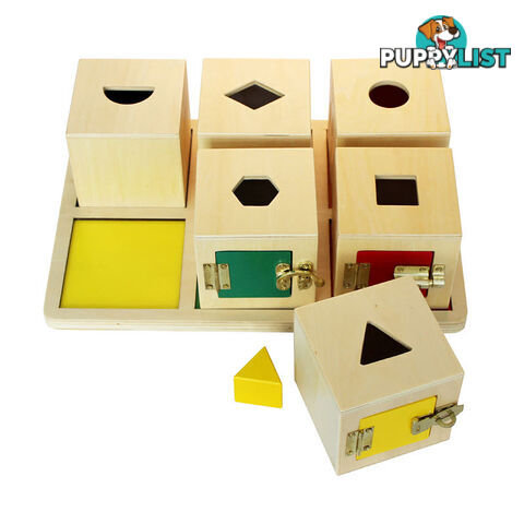 Lock Cubes with Objects & Tray - SE096