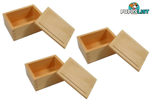 Wooden Box with Lid Set of 3 - MA059.50088-1