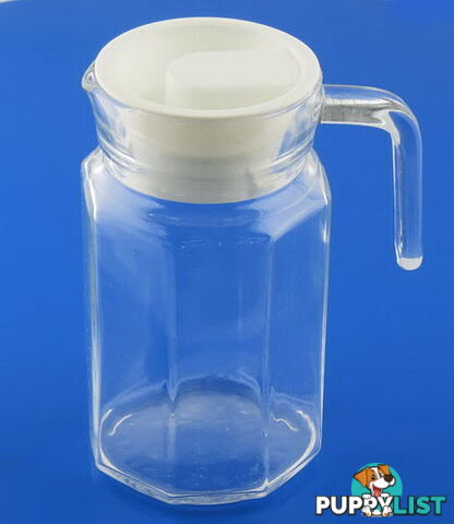 Glass Pitcher 400ml with Pouring Lid - sml - PR065