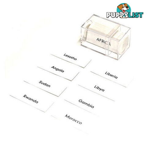 Control Map Labels - Africa - GE007-3