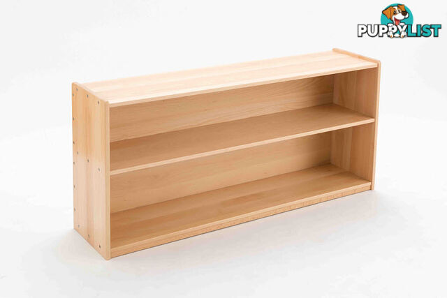 Child Shelf Unit Closed 2 Bays in Beech Wood - FT41350