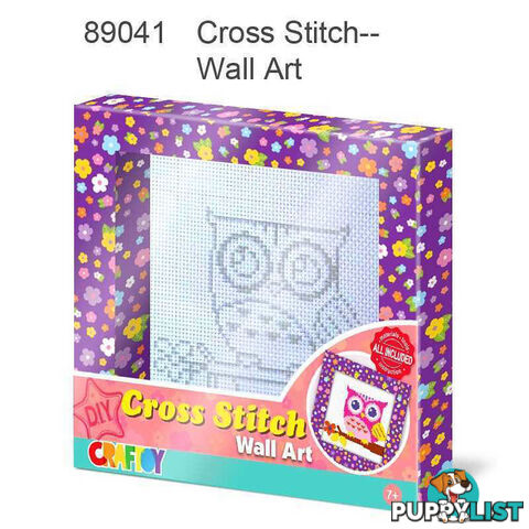 Cross Stitch Wall Art - Owl - ETE9041