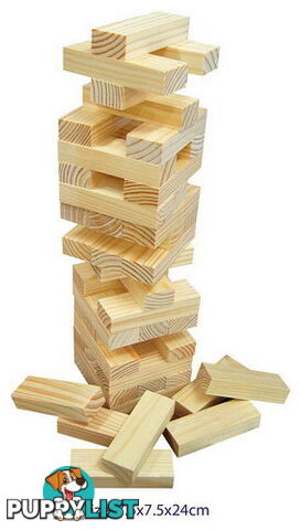 Tumble Tower Natural Timber - ETL0014