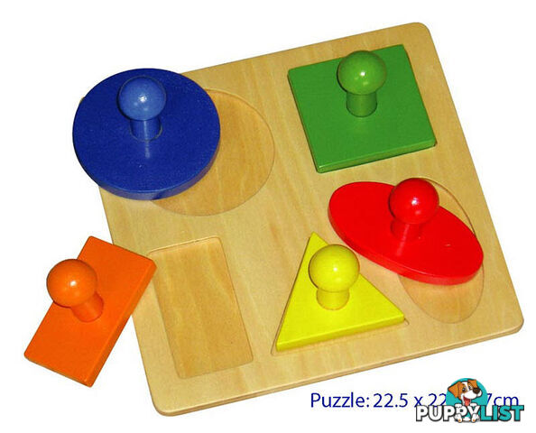 Giant Geometric 5 Shape Puzzle Activity - ETL8480.LT3170