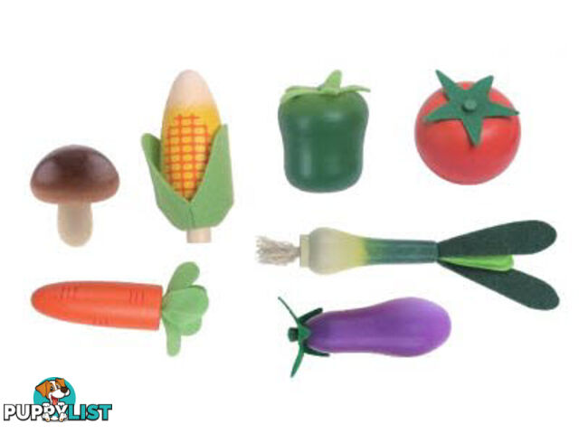 Wooden Vegetables 7PC Set - ETE2577